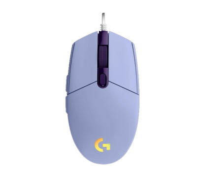 Myszka przewodowa Logitech G102 LIGHTSYNC lilac